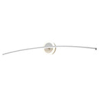 Modern Minimalist Curved Line LED Mirror Front Light Wall Sconce Lamp