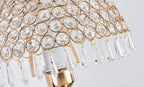Modern Luxury Crystal Dome Shade 1-Light Table Lamp Lumendat