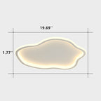 Modern Creative Cloud 1-light LED Flush Mount Ceiling Light BulbSquare