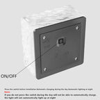 Solar LED Ice Brick Waterproof Glass Ground Light Garden Light Lumendat