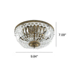 Vintage Round Crystal 4/6 Light Flush Mount Ceiling Light Lumendat