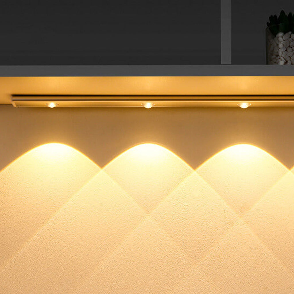 Ultra-thin Smart LED Human Sensor Charging Hill Ripple Light Strip Lumendat