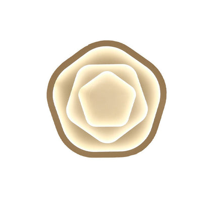 Modern Romantic Rose Shape LED Flush Mount Light Ceiling Light