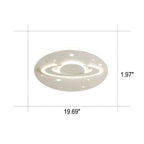 Lumendat Creative Cartoon Planet Star LED Round Flush Mount Ceiling Light Lumendat