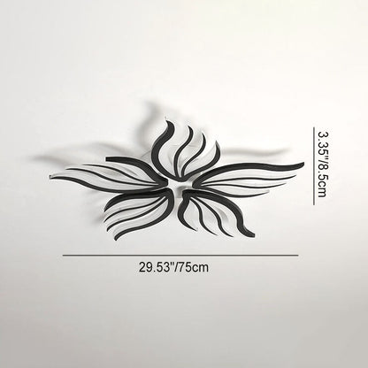 Modern Creative Personality Acrylic Flower Shape LED Semi-flush Mount Ceiling Light