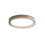 Nordic Luxury Round Fabric Brass Acrylic LED Flush Mount Ceiling Light BulbSquare