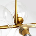 Modern Glass Magic Bean 8-light LED Chandelier BulbSquare