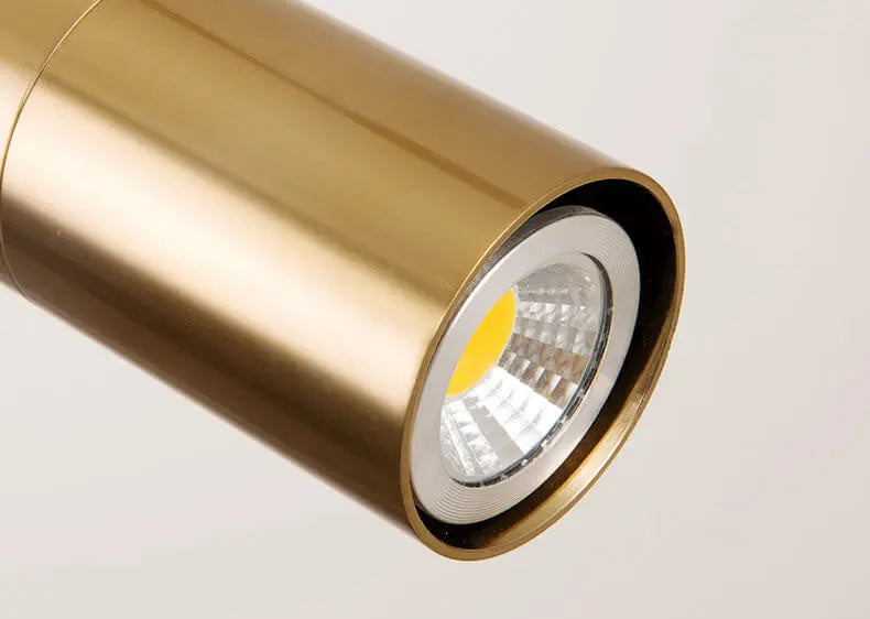 Modern Minimalist Gold 1-light LED Spotlight Pendant Light Lumendat