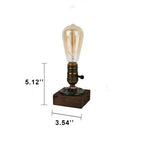 Vintage Industrial Iron Bulb 1-Light Table Lamp Lumendat