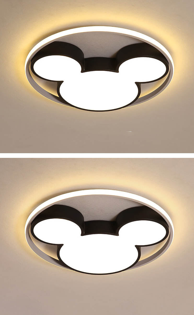 Lumendat Cartoon Mouse LED Flush Mount Ceiling Light Lumendat