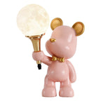 Lumendat Creative Cartoon Bear Resin 1-Light Night Light Table Lamp Lumendat