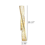 Modern Crystal Light Luxury Spiral Design LED Wall Sconce Lamp Lumendat