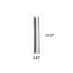 Modern Long Acrylic Solar LED Waterproof Outdoor Garden Wall Light Lumendat