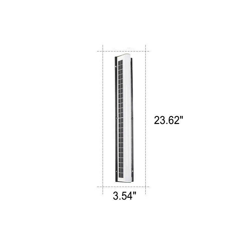 Modern Long Acrylic Solar LED Waterproof Outdoor Garden Wall Light Lumendat