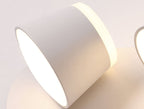 Nordic Rotatable Cylinder Shade 1/2/3 Light LED  Wall Sconce Lamp