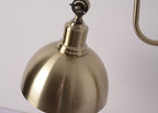 Industrial Retro Gold Iron Long Arm 1-Light LED Table Lamp Lumendat