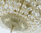 Vintage Round Crystal 4/6 Light Flush Mount Ceiling Light Lumendat