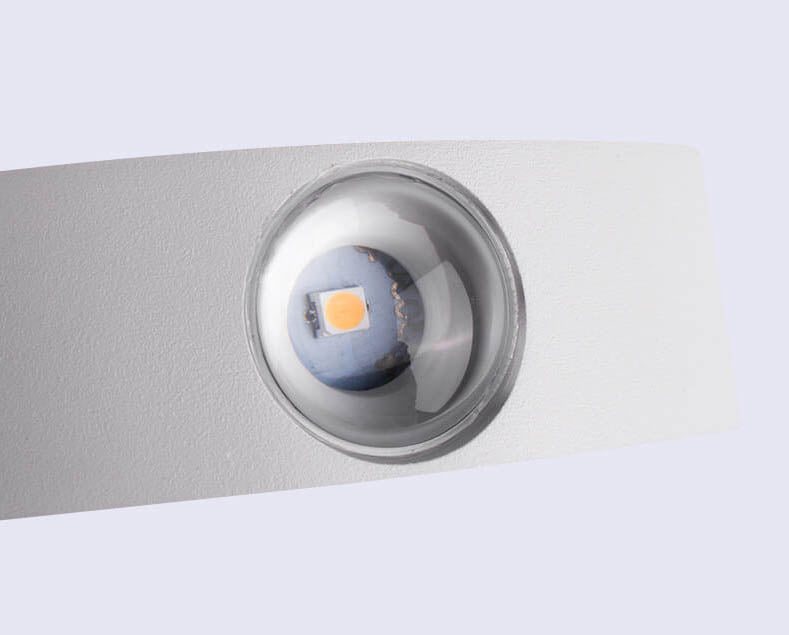 Modern Aluminum Wave LED Waterproof Outdoor Wall Sconce Lamp Lumendat