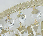 Vintage Round Crystal 4/6 Light Flush Mount Ceiling Light Lumendat