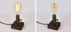 Vintage Industrial Iron Bulb 1-Light Table Lamp Lumendat