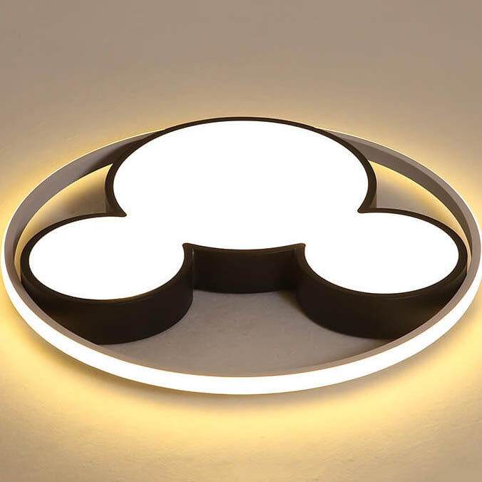 Lumendat Cartoon Mouse LED Flush Mount Ceiling Light Lumendat