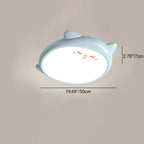 Lumendat Creative Adorable Duck Totoro Acrylic Round LED Kids Flush Mount Ceiling Light Lumendat