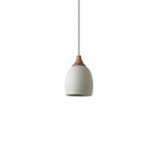 Minimalist Cement Dome 1-light Pendant Light BulbSquare