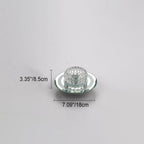 Minimalist Light Luxury Crystal Round Spotlight LED Flush Mount Ceiling Light Lumendat