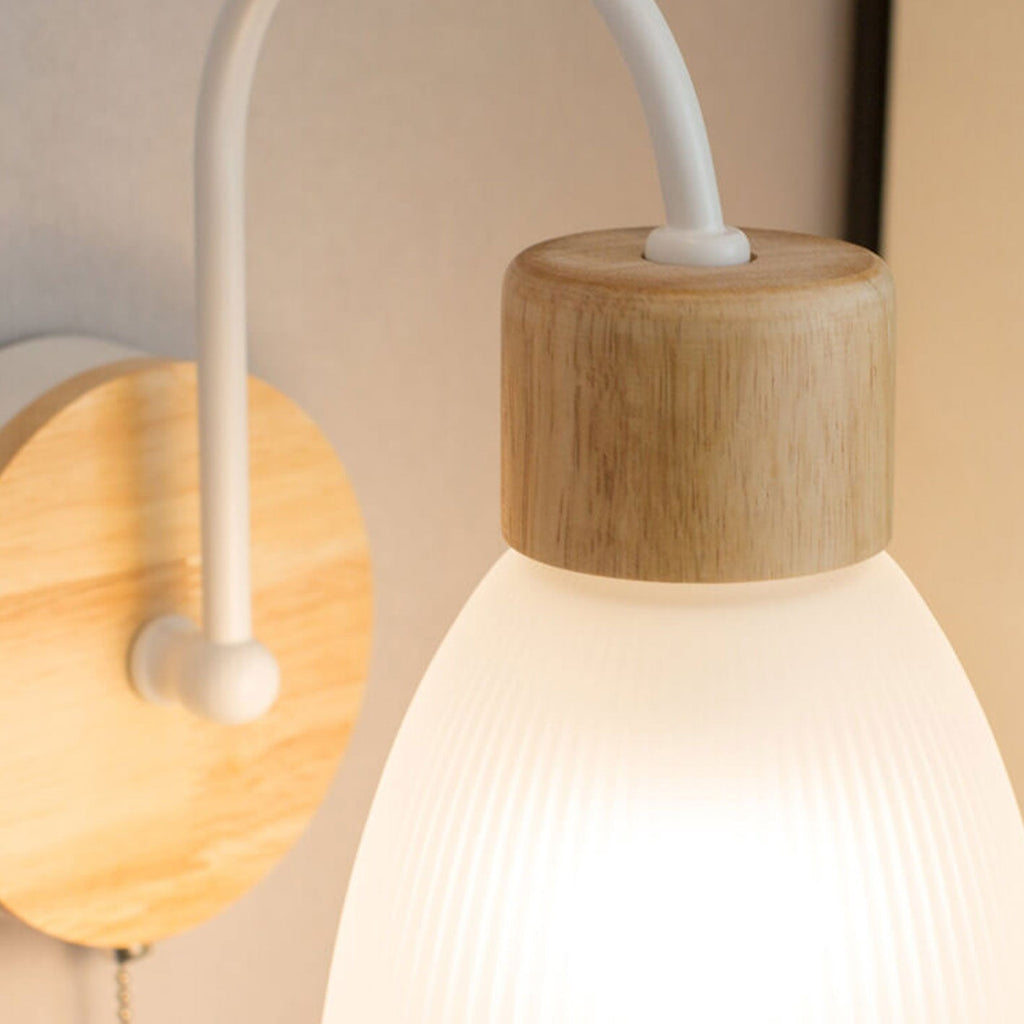 Modern Log Simple Bend Design 1-Light Wall Sconce Lamp Lumendat