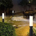 Modern Acrylic Waterproof Creative Lipstick Design LED Outdoor Lawn Floor Lamp Lumendat