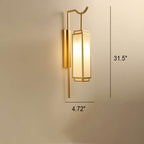 Modern Light Luxury Vintage Iron Cloth 1-Light Wall Sconce Lamp Lumendat