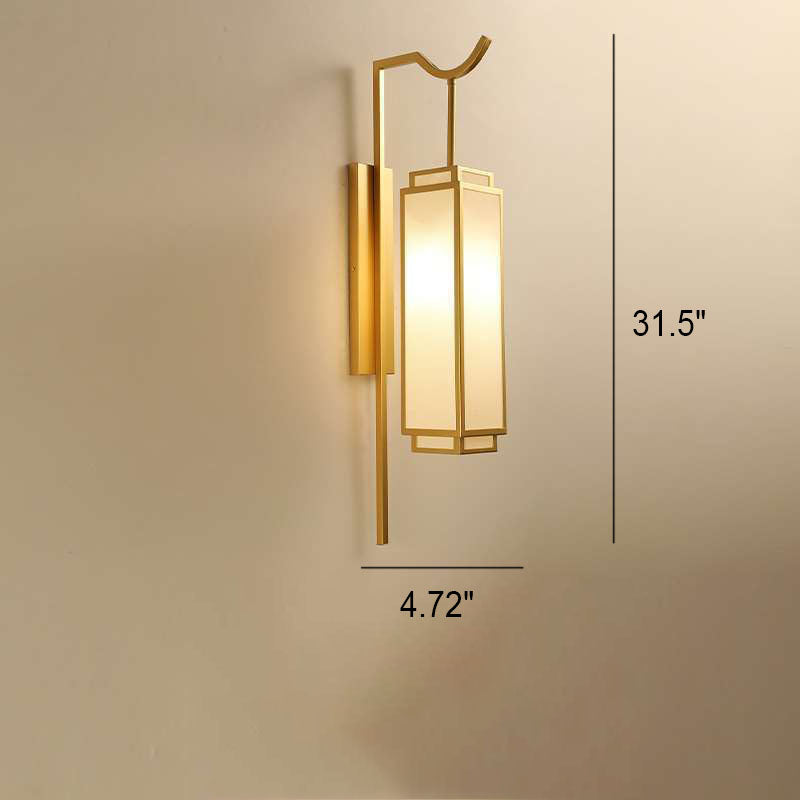 Modern Light Luxury Vintage Iron Cloth 1-Light Wall Sconce Lamp Lumendat