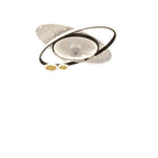 Lumendat Modern Creative Planet Star Effect LED Flush Mount Ceiling Fan Light Lumendat