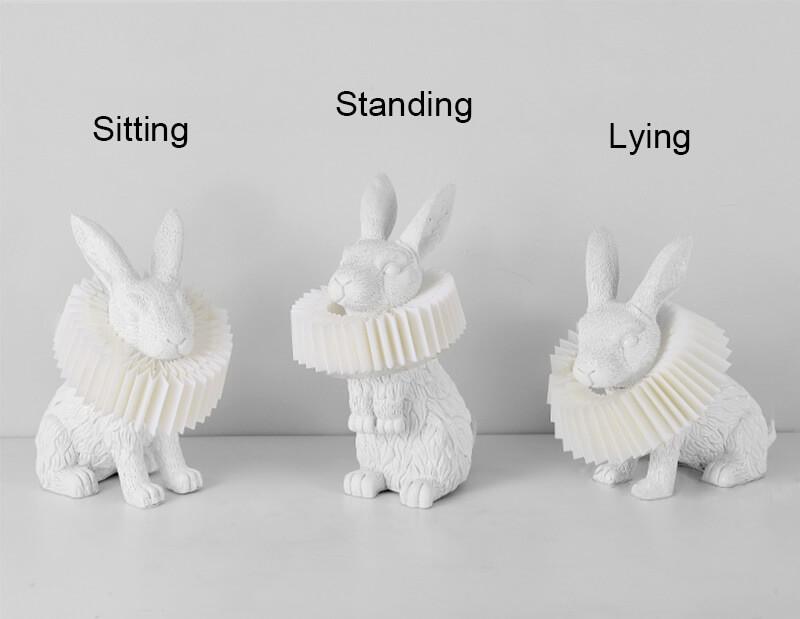 Modern Creative Resin Rabbit LED 1-Light Table Lamp Lumendat