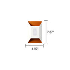 Modern Aluminum Lens Outdoor Waterproof Patio LED Wall Sconce Lamp Lumendat