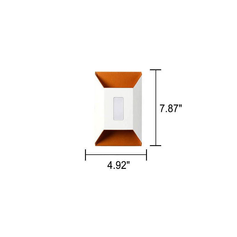 Modern Aluminum Lens Outdoor Waterproof Patio LED Wall Sconce Lamp Lumendat