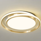 Modern Light Luxury Golden Circle LED Flush Mount Ceiling Light Lumendat