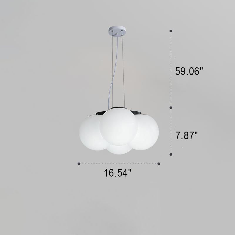 Lumendat Modern Minimalist Flower Bubble LED Kids Flush Mount Ceiling Light Lumendat