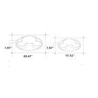 Lumendat Cartoon Mouse LED Flush Mount Ceiling Light Lumendat