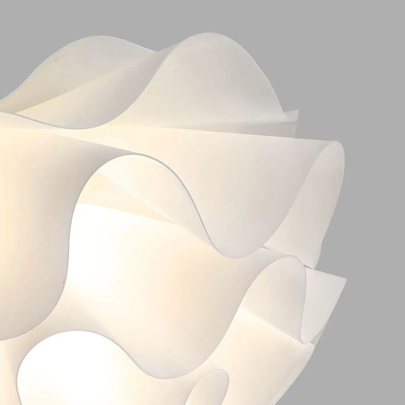Modern Minimalist Iron Acrylic Floral Petal 1-light Pendant Light for Living Room Lumendat
