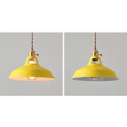 Modern Minimalist Macaroon Iron 1-light Pendant Light BulbSquare