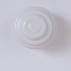 Nordic Cream Wave Round Glass Lampshade 1-Light Wall Sconce Lamp