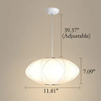 Creative Minimalist Fabric Lantern 1-light Pendant Light BulbSquare
