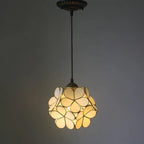 Vintage Stained Glass Petal 1-light Pendant Light Lumendat