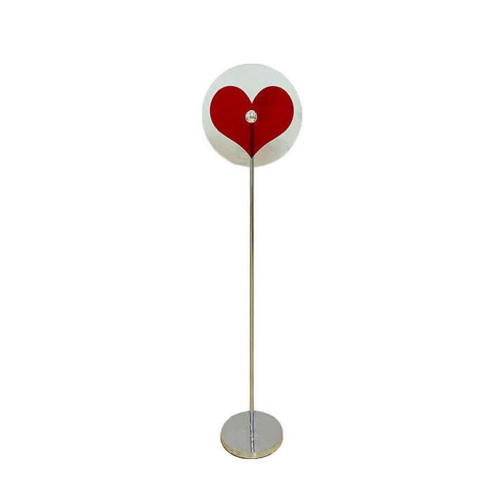 Creative Heart Shape 1-Light LED Vibes Standing Floor Lamp Lumendat