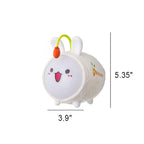 Lumendat Modern Creative Plush Doll Rabbit Colorful Remote Control Pat Night Light Table Lamp Lumendat
