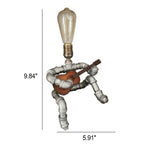 Industrial Plumbing Guitar Robot 1-Light Table Lamp Lumendat
