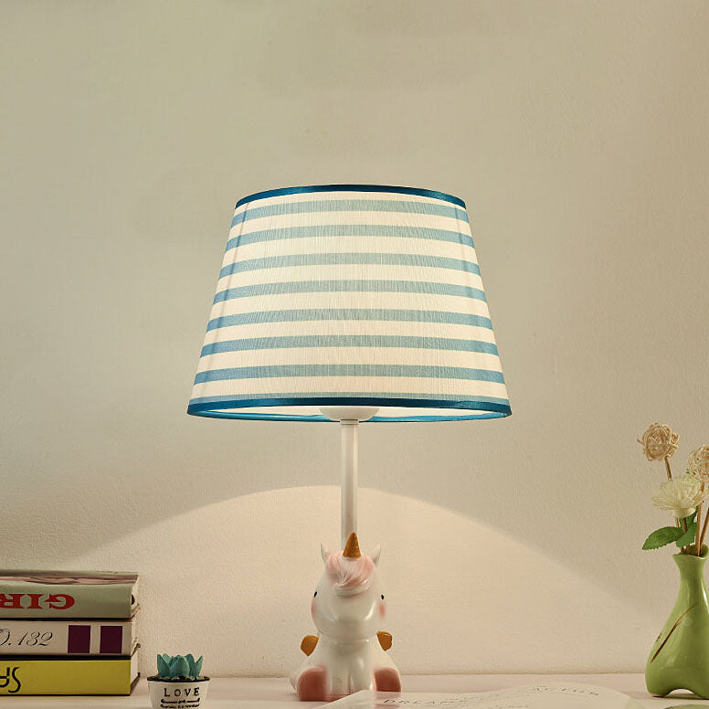 Lumendat Nordic Fun Cartoon Pattern Resin Fabric Children 1-Light Table Lamp Lumendat