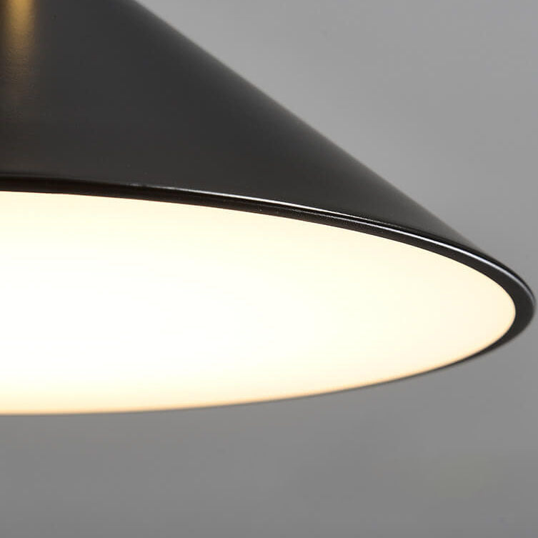 Nordic Minimalist Iron Triangle Cone 1-Light Pendant Light