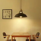 Modern Minimalist Macaroon Iron 1-light Pendant Light BulbSquare